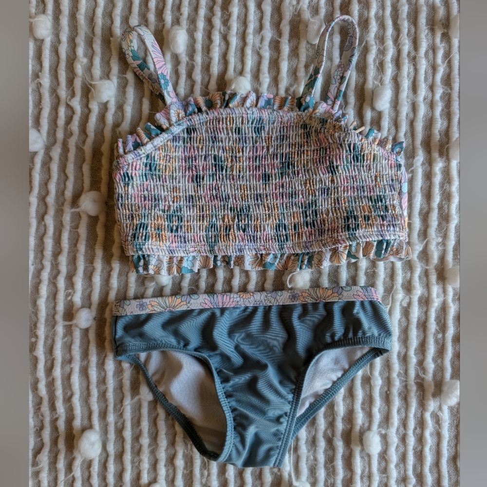 Wonder Nation Floral Bikini Set-size 5T